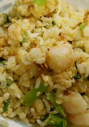 エビと小松菜のチャーハン-レシピのメイン写真