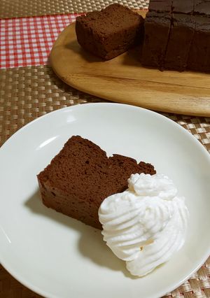 ★糖質オフ！おからチョコパウンドケーキ♪-レシピのメイン写真