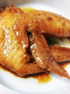 圧力鍋で煮るだけ簡単!手羽先の甘辛煮-レシピのメイン写真