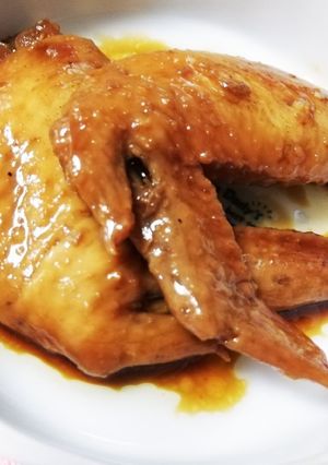 圧力鍋で煮るだけ簡単！手羽先の甘辛煮-レシピのメイン写真