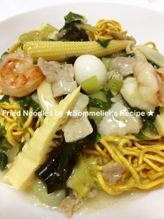 餡かけかた焼きそば☆自宅で中華☆餡が美味-レシピのメイン写真