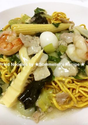 餡かけかた焼きそば☆自宅で中華☆餡が美味-レシピのメイン写真
