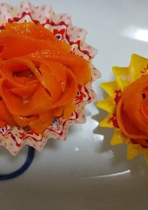 ピーラーにんじんのカレーマリネ お弁当に-レシピのメイン写真