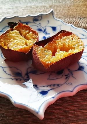 焼くだけで上品な和菓子！薩摩芋の蜜焼。-レシピのメイン写真