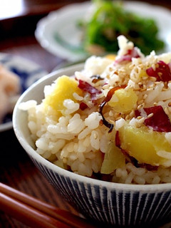 さつまいもと塩昆布のごはん-レシピのメイン写真