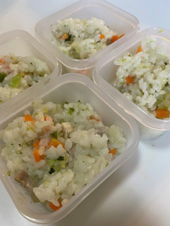栄養満点☆鶏ごぼうの炊き込みご飯 離乳食-レシピのメイン写真
