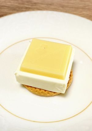 簡単おやつ。なんちゃってチーズケーキ。-レシピのメイン写真