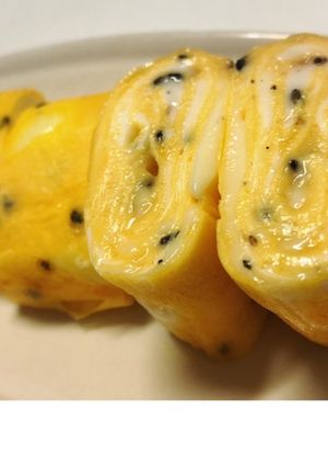 我が家の定番　ゴマチーズ卵焼き-レシピのメイン写真