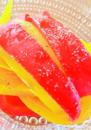 【シンプル】蒸しパプリカ-レシピのメイン写真