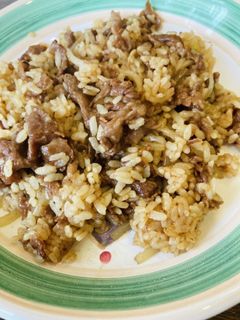 牛焼肉の焼き飯♪-レシピのメイン写真