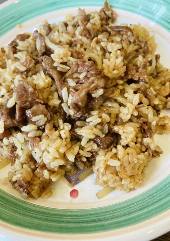 牛焼肉の焼き飯♪-レシピのメイン写真