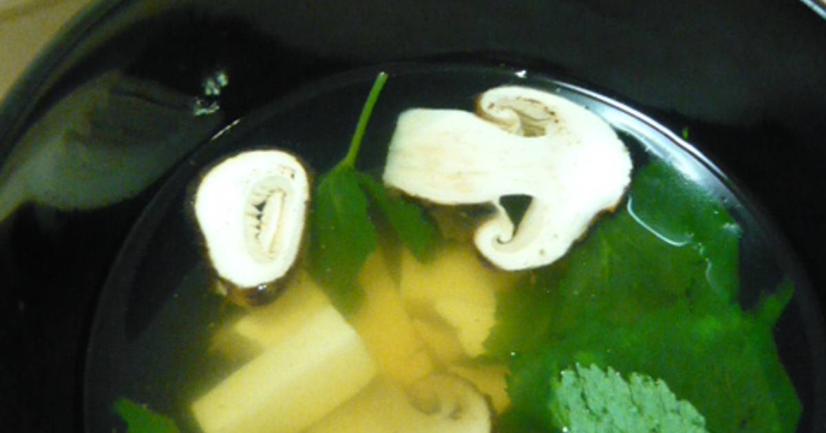 基本からアレンジまで!思わずつくりたくなる「松茸の味のお吸い物」のレシピ集 | クックパッド