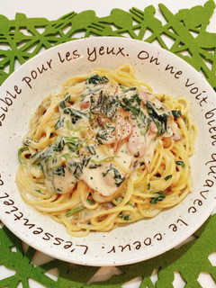 キノコとほうれん草の和風クリームパスタ☆-レシピのメイン写真