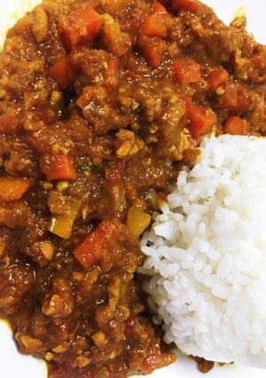 ルー無し・水無しキーマカレー-レシピのメイン写真