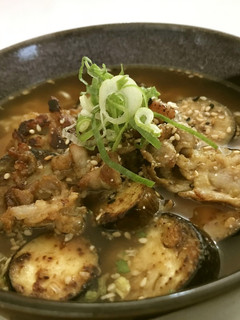 豚バラ茄子のカレーしょうゆラーメン-レシピのメイン写真
