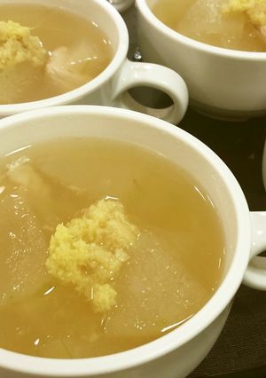 はかた地どりササミと冬瓜のスープ-レシピのメイン写真