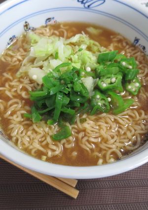 グリーン野菜に恋したラーメン-レシピのメイン写真