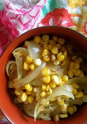 たまねぎコーンしょうゆラーメン-レシピのメイン写真
