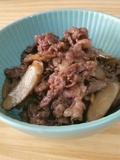 **牛とごぼうの甘辛炒め煮**-レシピのメイン写真