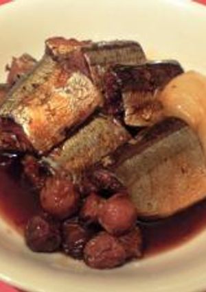 圧力鍋で簡単!秋刀魚の梅煮-レシピのメイン写真