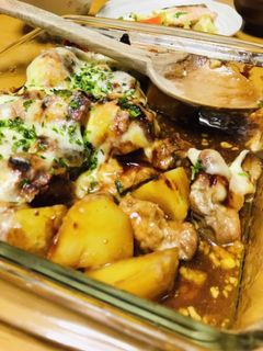 鶏じゃがの味噌マヨチーズ焼き-レシピのメイン写真