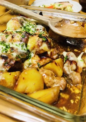 鶏じゃがの味噌マヨチーズ焼き-レシピのメイン写真
