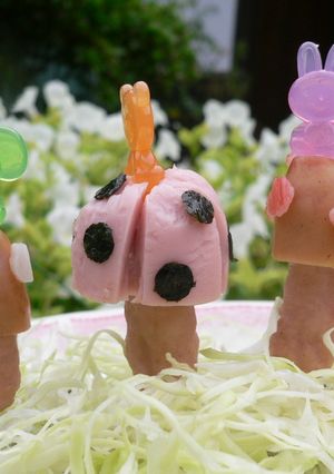 ウインナ～できのこクン♪キャラ弁-レシピのメイン写真