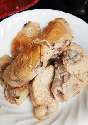 豚ロースの岩下の新生姜とレンコン巻き-レシピのメイン写真