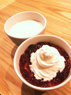 ヨーグルト de レアチーズケーキ ?-レシピのメイン写真
