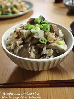 たっぷりきのこの炊き込みごはん-レシピのメイン写真