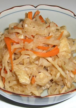切干大根とうすあげ炊いたん-レシピのメイン写真