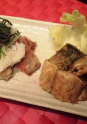 鯖のカレー風味焼き＆鯖おろしポン酢-レシピのメイン写真