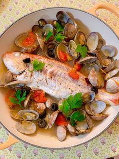白身魚とアサリのカンタンアクアパッツァ-レシピのメイン写真