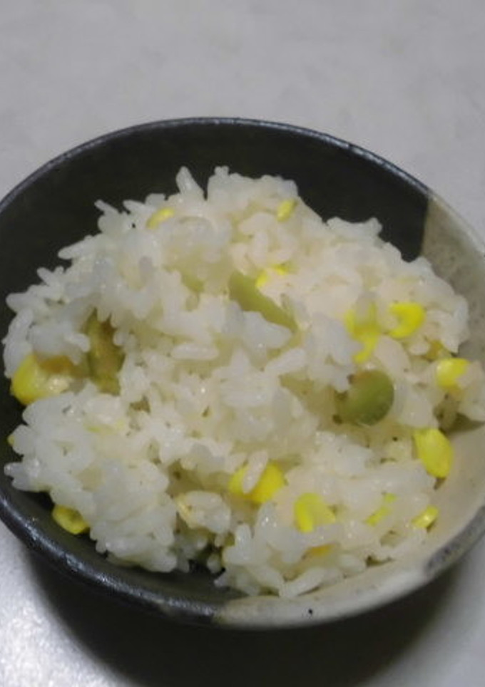とうもろこしと枝豆のごはん-レシピのメイン写真