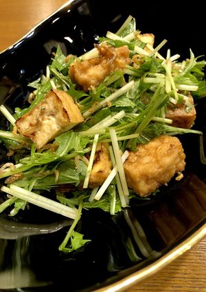 水菜と厚揚げのじゃこサラダ-レシピのメイン写真