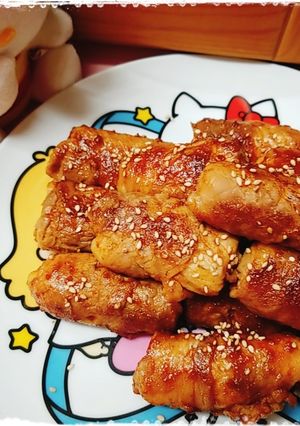 ♡簡単♪肉巻きりたんぽ♡-レシピのメイン写真