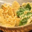 スパイシー!かぼちゃと大葉の天ぷら