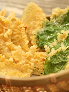 スパイシー!かぼちゃと大葉の天ぷら-レシピのメイン写真