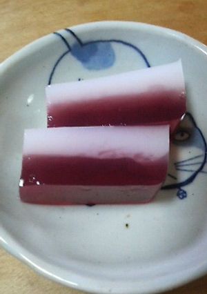 黒酢ドリンク二色寒天-レシピのメイン写真