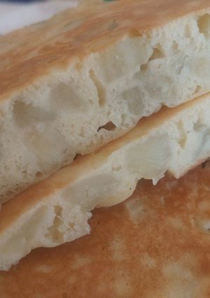 角切りサツマイモ入りホットケーキ-レシピのメイン写真