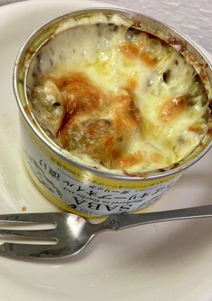 パングラタン☆缶詰アヒージョ残りオイルで-レシピのメイン写真