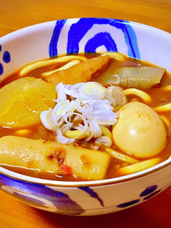 【おでんリメイク】カレーうどん!-レシピのメイン写真