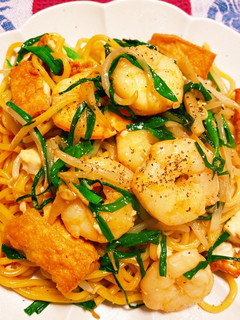 *簡単!海老ニラ焼きそば*-レシピのメイン写真