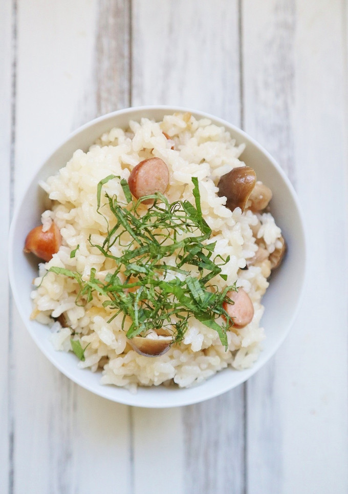 ウインナーとしめじの炊き込みご飯-レシピのメイン写真