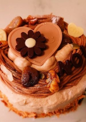 ♡大人可愛いマロンデコ5号♡-レシピのメイン写真