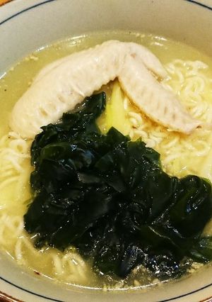 手羽先トロトロネギ塩ラーメン-レシピのメイン写真