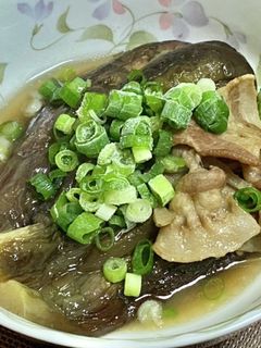 味噌味で茄子の炒め煮・豚バラ肉と-レシピのメイン写真