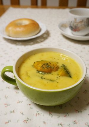 濃厚*かぼちゃのポタージュ-レシピのメイン写真