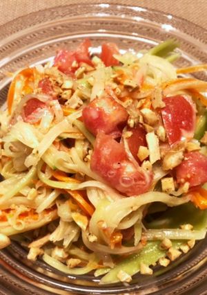タイ料理ソムタム！青パパイヤの辛いサラダ-レシピのメイン写真