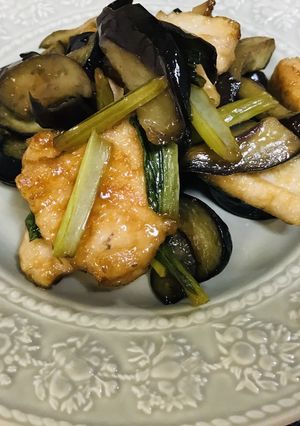 鶏むねとナスのサッパリ炒め-レシピのメイン写真